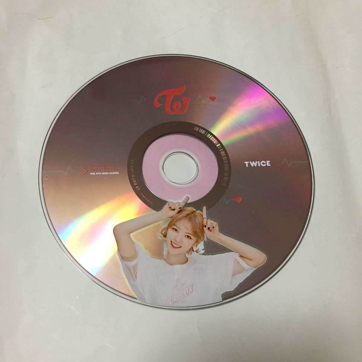 送料込み　TWICE　CD　ディスク　ジョンヨン　THE 4TH MINI ALBUM　☆SIGNAL☆　6曲　C ver.　韓国盤　JEONGYEON　K-POP_画像2