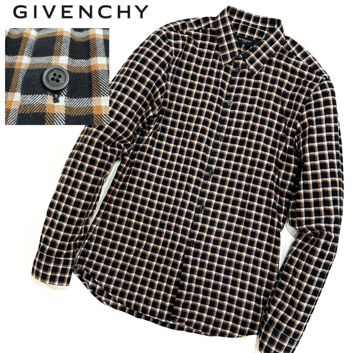 GIVENCHY リカルドティッシ 41 チェックシャツ-