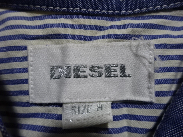 ●DIESEL ディーゼル 長袖シャツ M●1216●_画像3