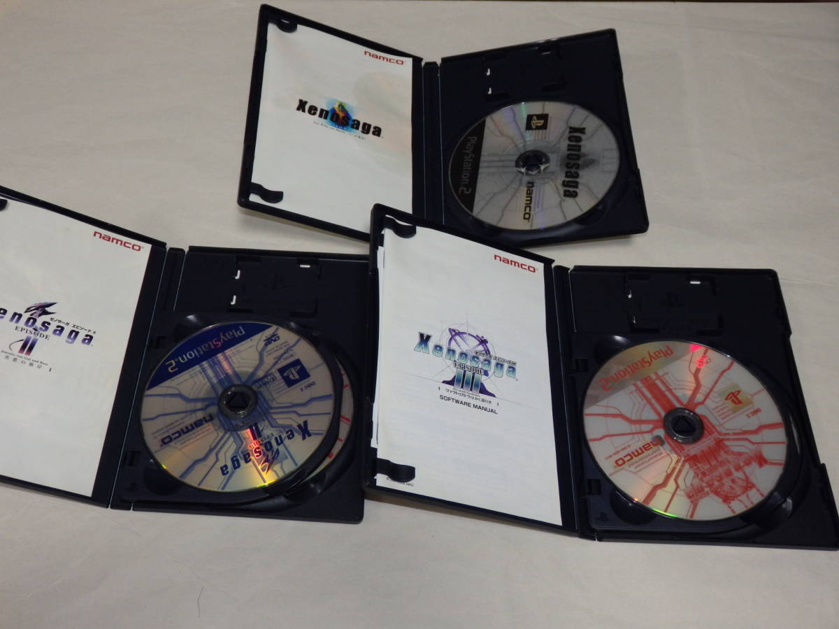 ★PS2　ゼノサーガ Ⅰ Ⅱ Ⅲ　3本セット + エピソードⅢ 特典 Xenosaga alle spezielle DVD付属　_画像2