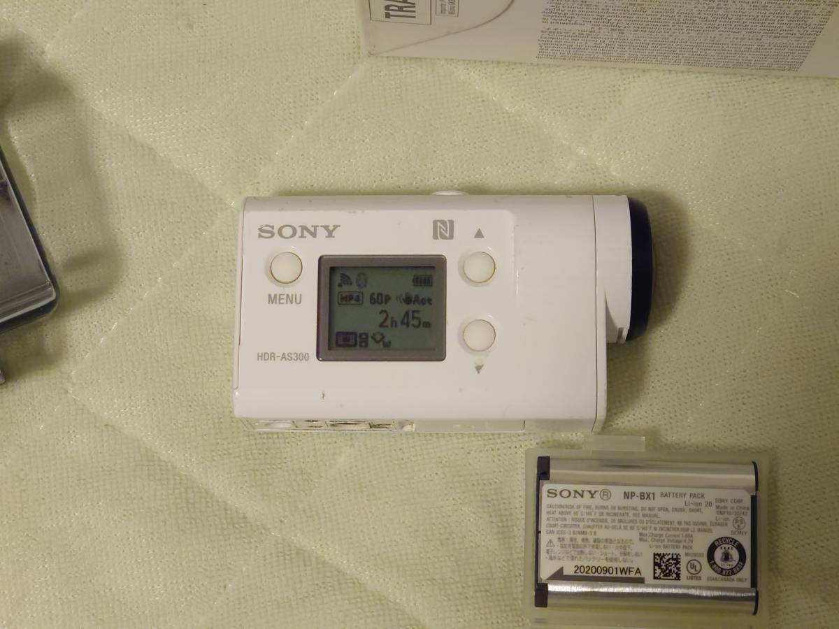 SONY HDR-AS300 アクションカム ソニー アクションカメラ 予備バッテリー付