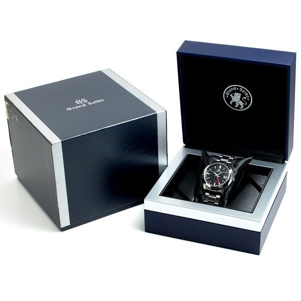 1円～ 3ヶ月保証付き 磨き済み 美品 本物 人気 Grand Seiko グランドセイコー ヘリテージコレクション GMT SBGN013 9F86-0AF0 メンズ 時計