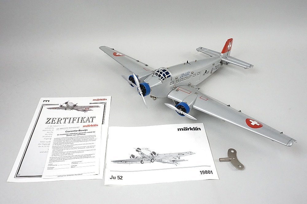 【超希少】メルクリン メタル 19801 航空機 JU 52 ユンカース 超希少】メルクリン メタル 19801 航空機 JU 52 ユンカース