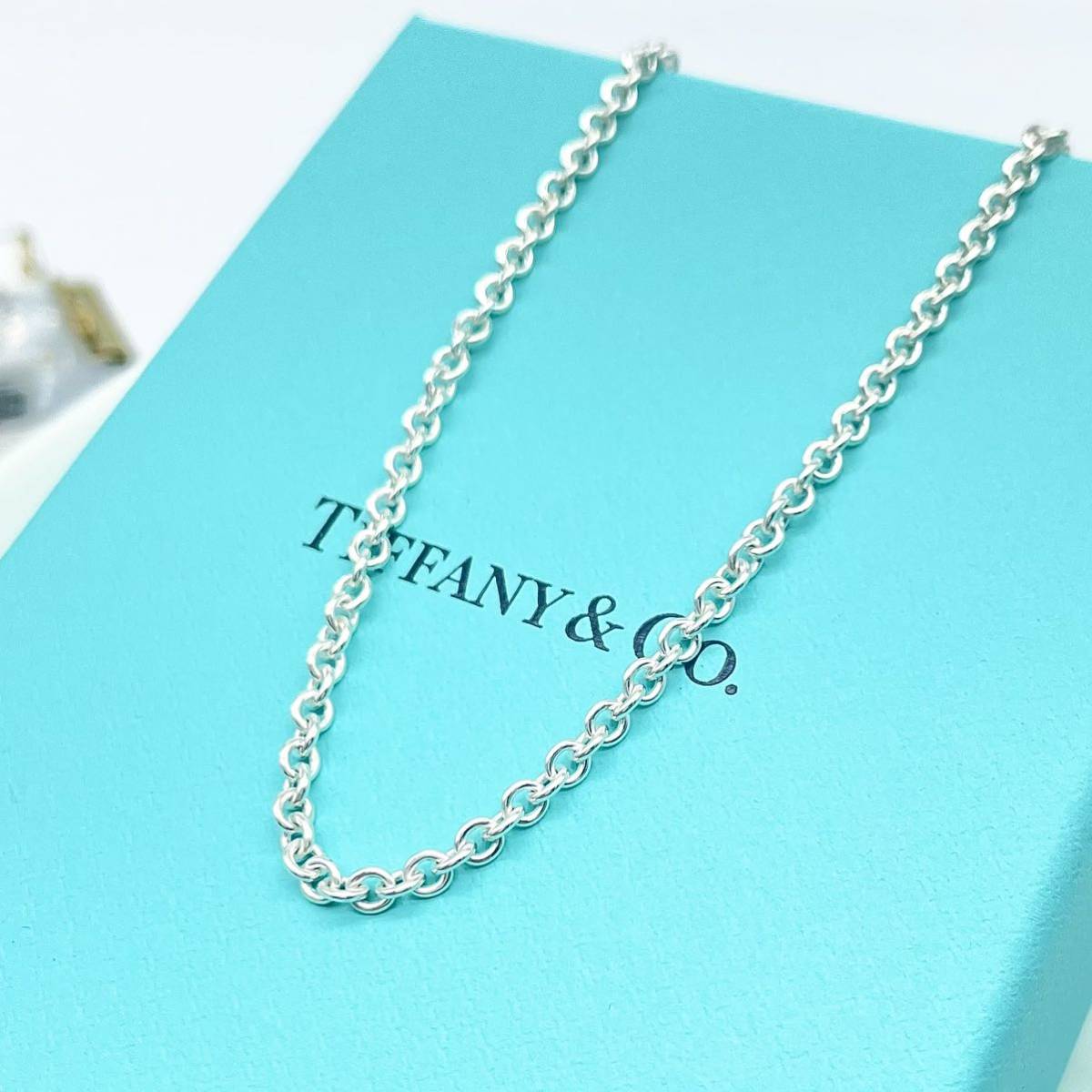 ポケットいっぱい Tiffany ボリュームスクリュー925ロング チェーン