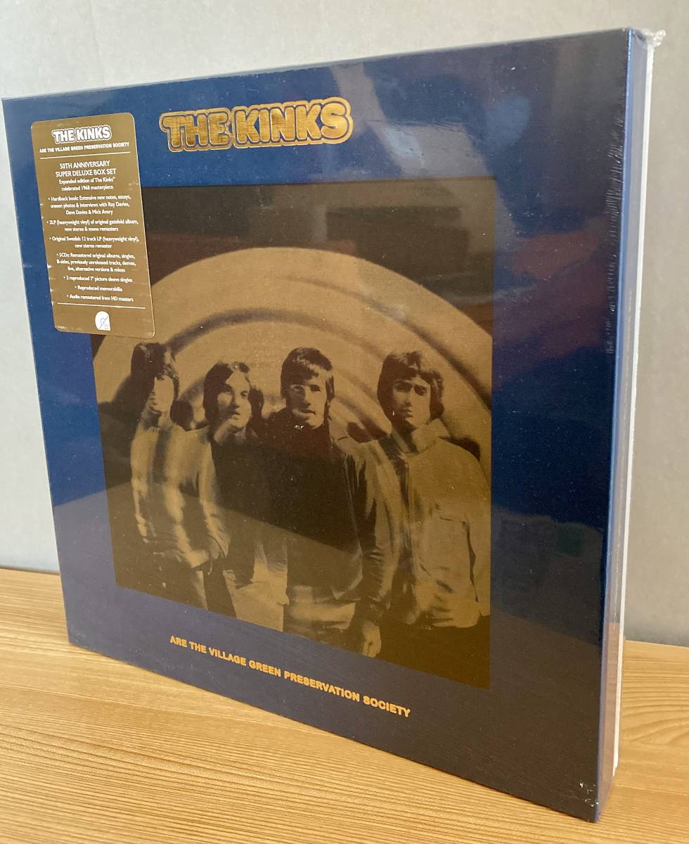 未開封品 キンクス 『The Kinks are the Village Green Preservation Society』Super Deluxe Box Set 輸入盤 3LP+5CD+3x7インチ