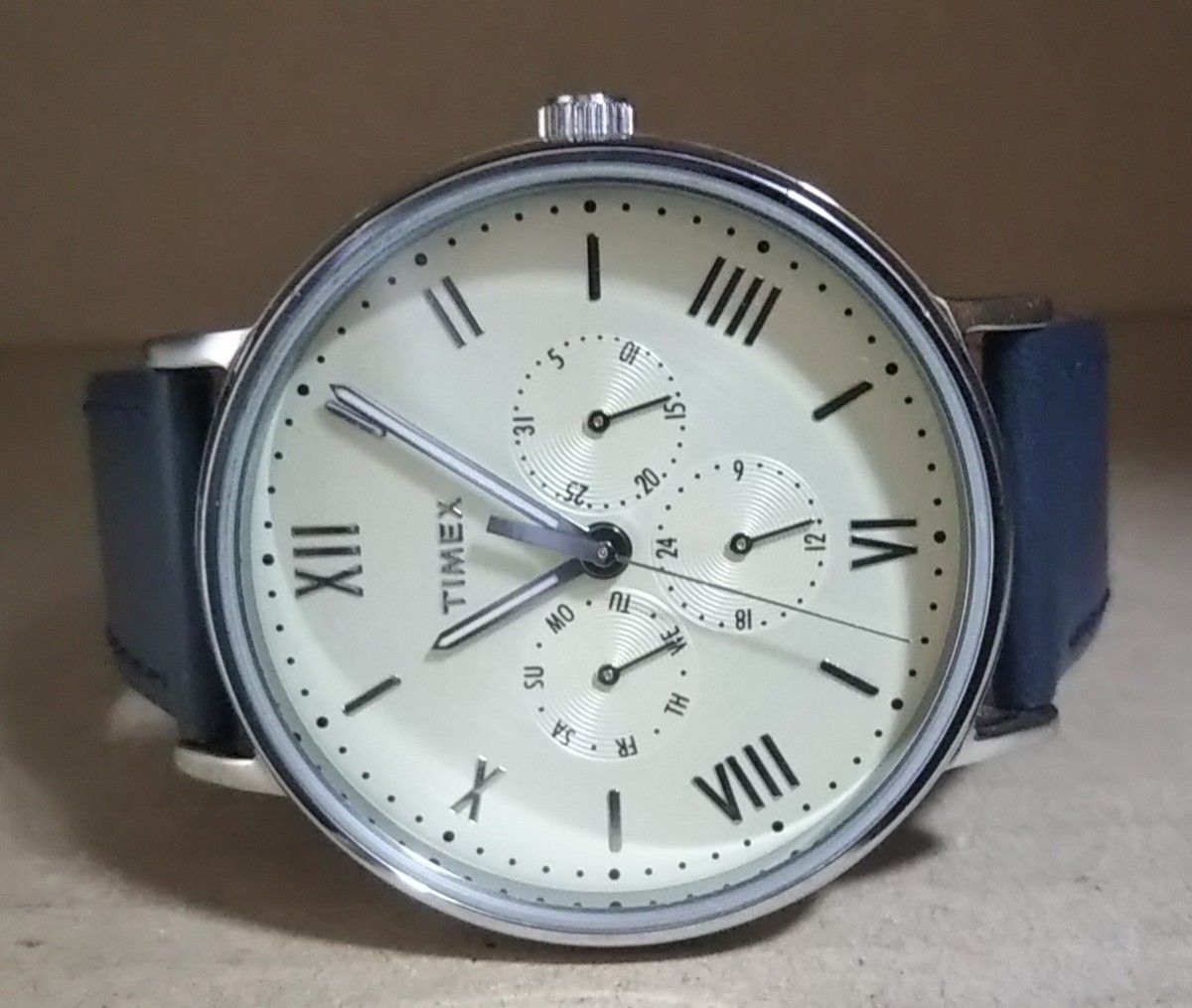 TIMEX アナログ レトログラード 電池交換済み - 腕時計(アナログ)