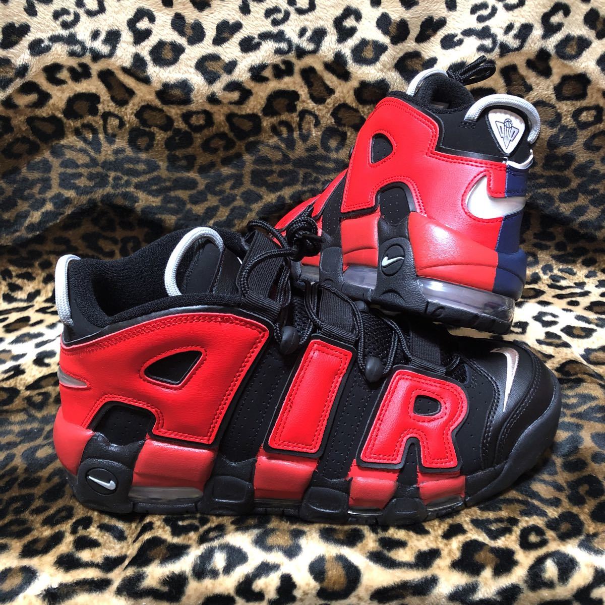 買取 新品 NIKE モアテン ブルズ レッド×ブラック×ホワイト 28.0cm