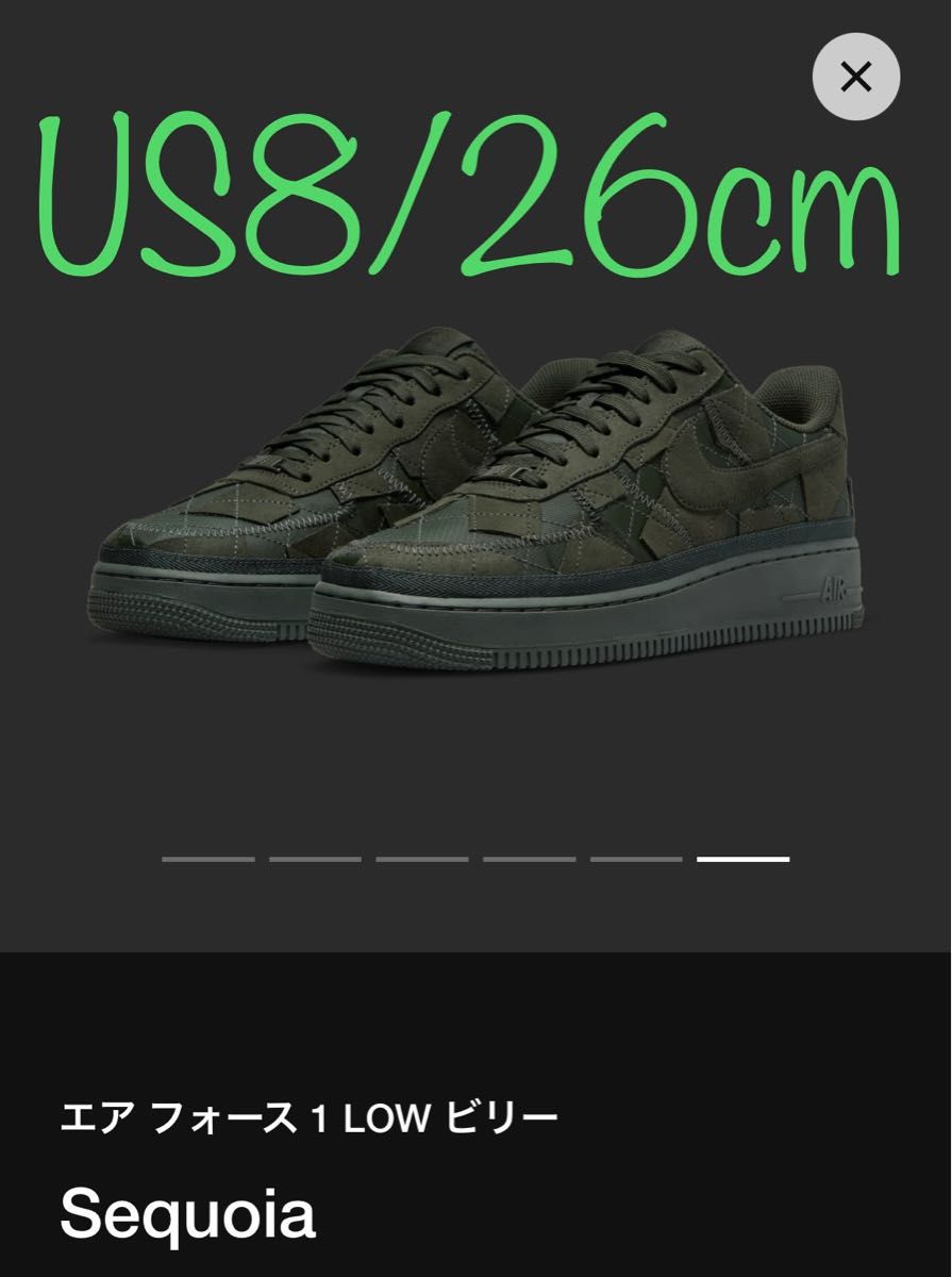 Billie Eilish Nike Air Force 1 Low SP エア フォース1 LOW ビリー