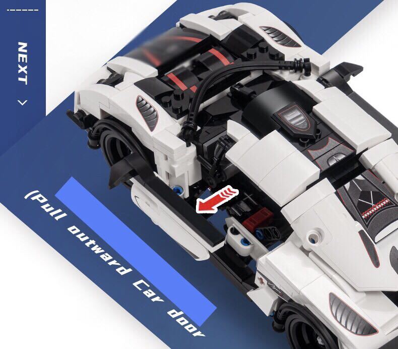 スーパーカー スポーツカー ミニフィグ レゴ 互換 LEGO 互換 テクニック フィギュア 770pcs_画像8