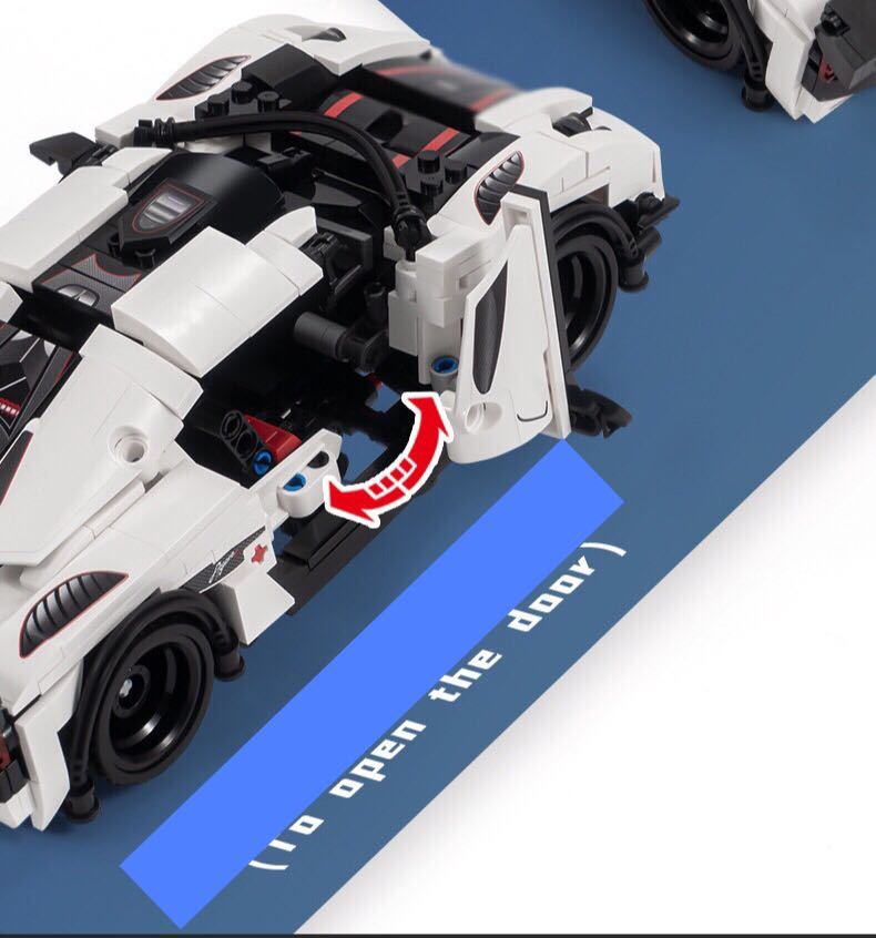 スーパーカー スポーツカー ミニフィグ レゴ 互換 LEGO 互換 テクニック フィギュア 770pcs_画像7