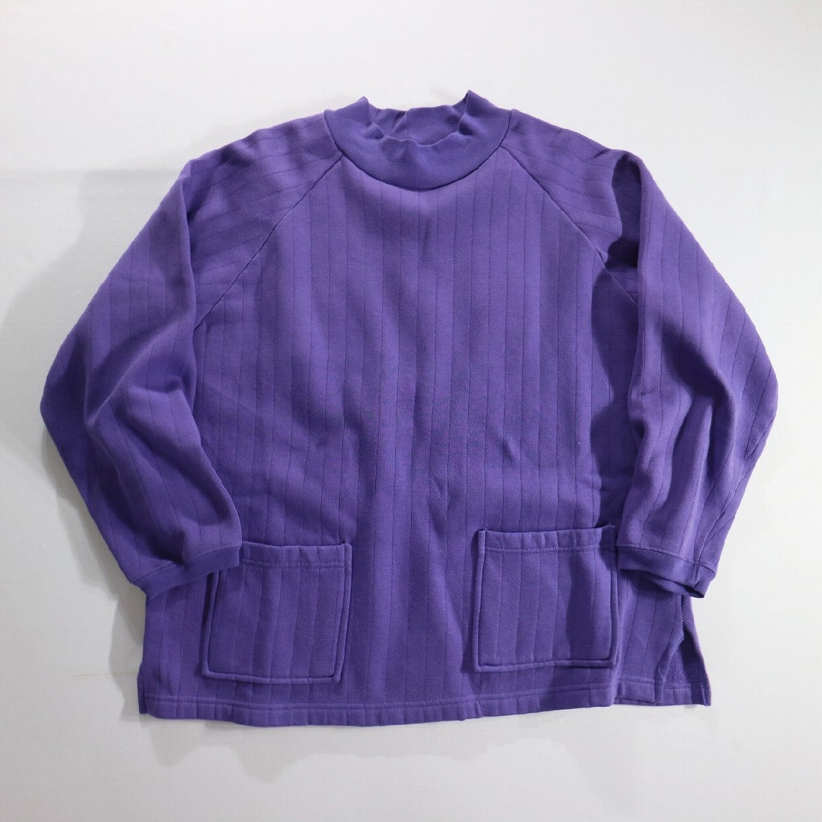 【GINGER掲載商品】 スウェット 2ポケット プレーン CO & WORKS STUDIO F□90年代 トレーナー k5297 古着 中古 (L) 紫色 パープル Lサイズ 【GINGER掲載商品】 スウェット 2ポケット プレーン CO & WORKS STUDIO F□90年代 トレーナー k5297 古着 中古 (L) 紫色 パープル Lサイズ