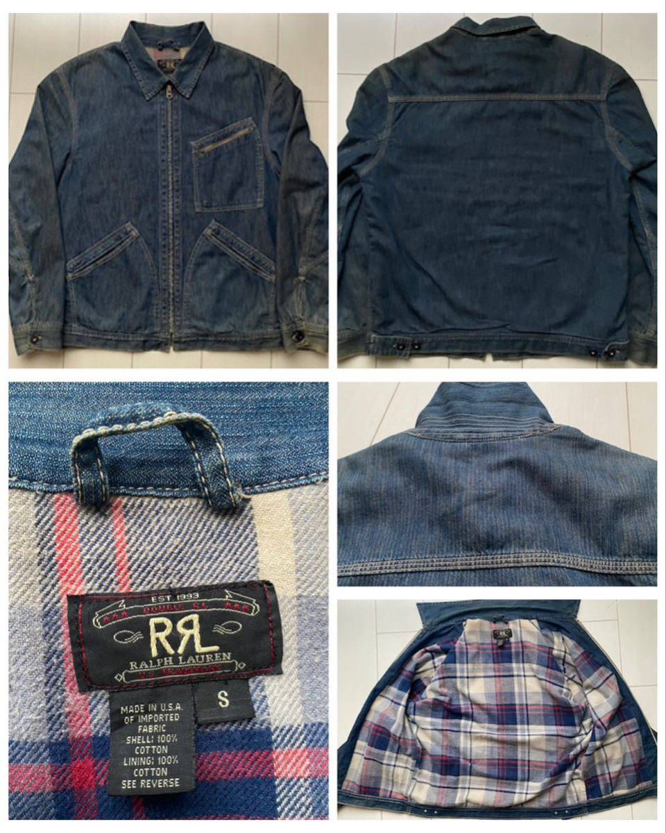 RRL デニムヘリンボーン テーラードジャケット ワーク仕立て 日本最大