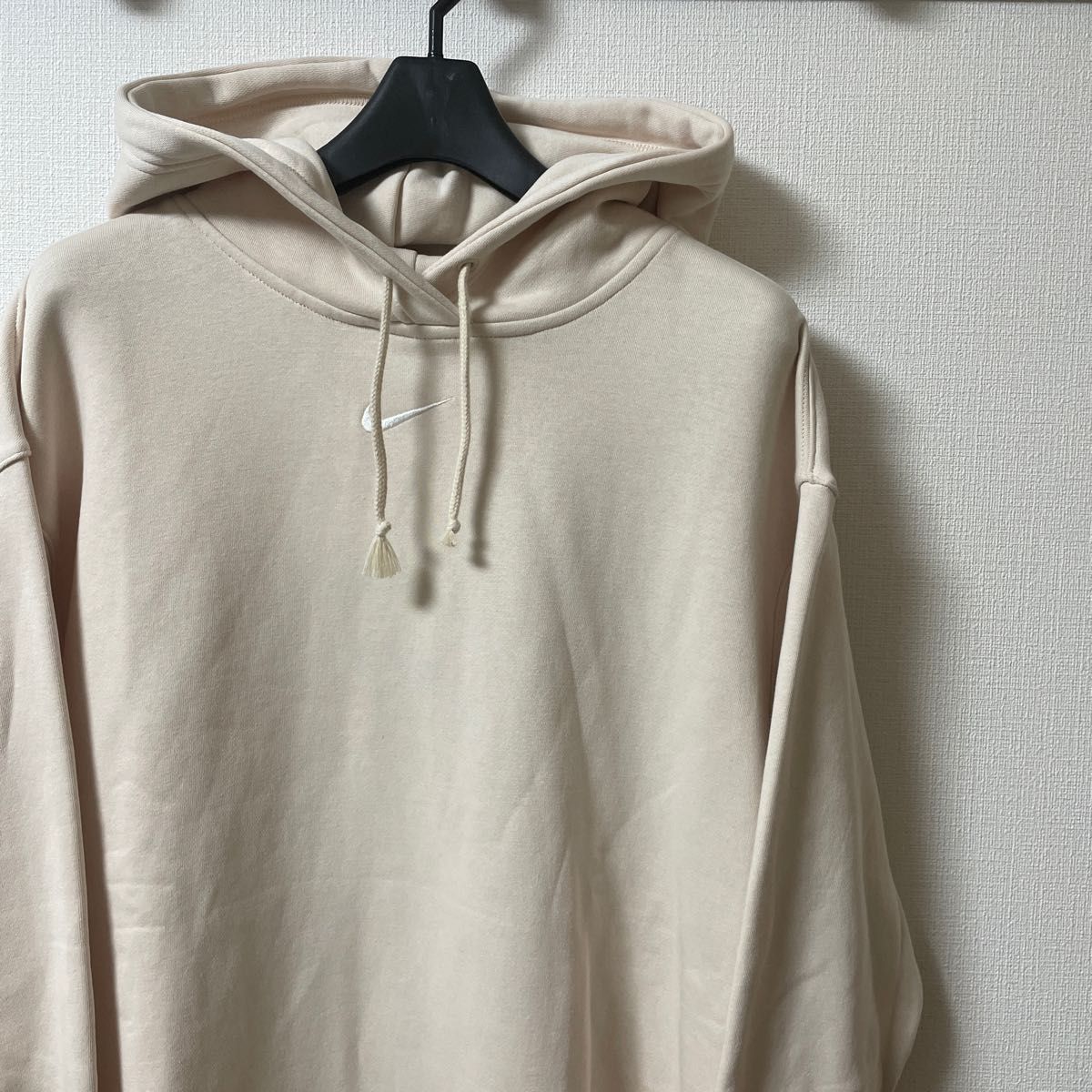 ★レア【Nike ナイキ】スウィッシュパーカー ベージュ 数量限定】NIKE ベージュ ゆるだぼ パーカー XL|Yahoo!フリマ