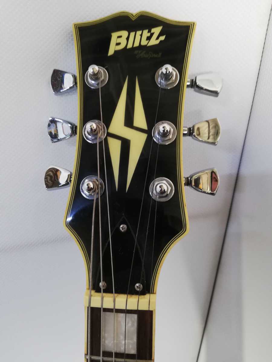 (音出し、中古現状、即発送)BLITZ by ARIA [LesPaul Custom model] 中古 エレキギター _画像3