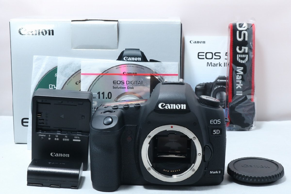 □極上品□ CANON キヤノン デジタル一眼レフカメラ EOS 5D MarkII