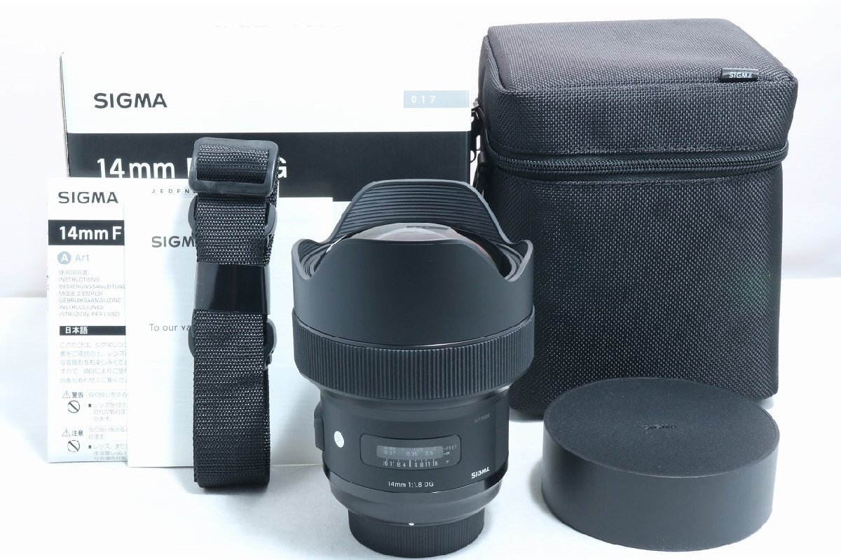 □新品級□ SIGMA シグマ Art 14mm F1.8 DG HSM ニコン用 017 www.anac