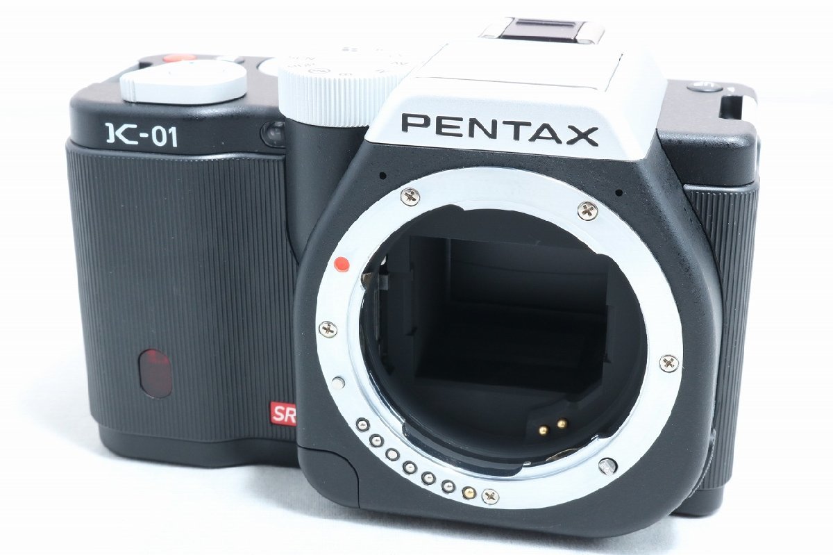 ■極上品■ PENTAX ペンタックス ミラーレス一眼カメラ K-01 ボディ ブラック/ブラック ショット数５９１回_画像1