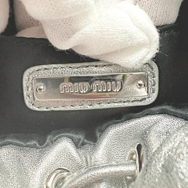 ヤフオク! - ミュウミュウ MIU MIU バケットショルダーバッグ...