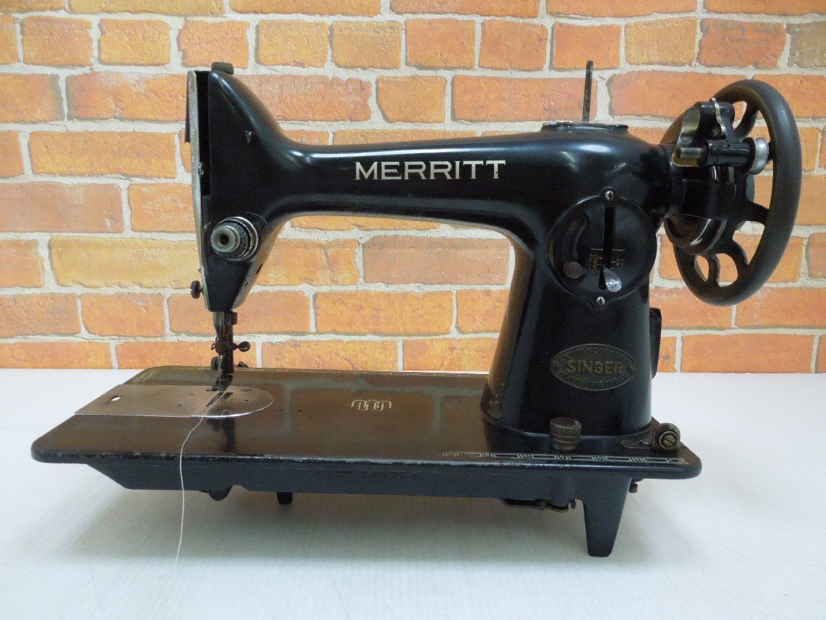 お中元 昭和レトロ シンガー メリット ロックミシン MERRITT SR-11