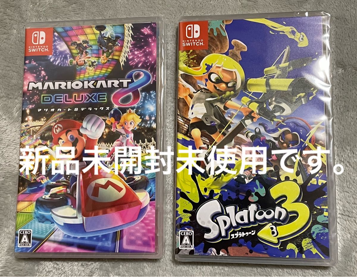 2点セット 新品未開封未使用】 スプラトゥーン3 マリオカート8