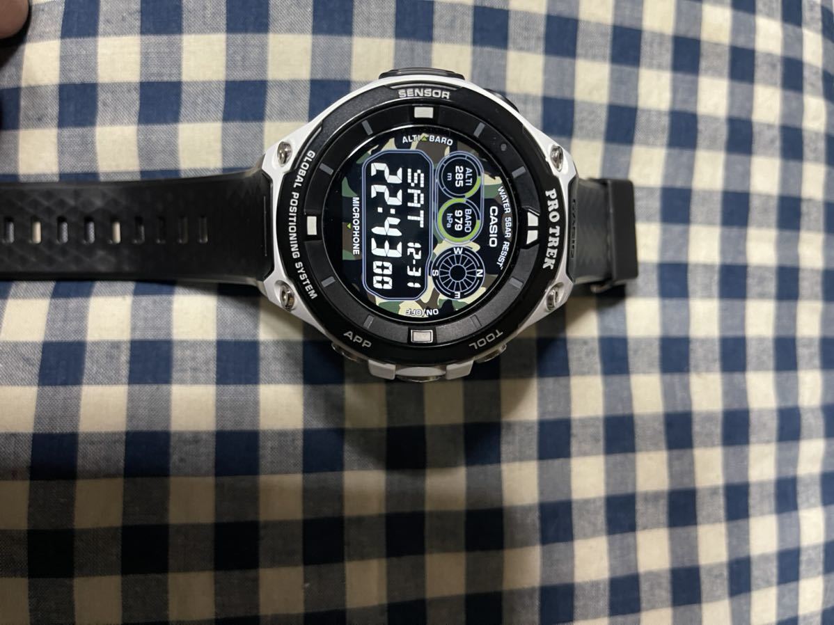 ヤフオク! - CASIO PROTREK Smart WSD-F20-W...