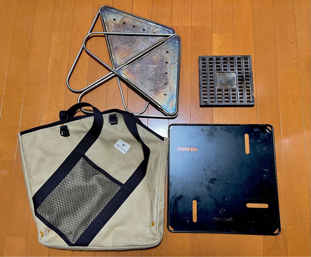 スノーピーク(snow peak)_焚火台M スターターセット(炭床S) アウトドア