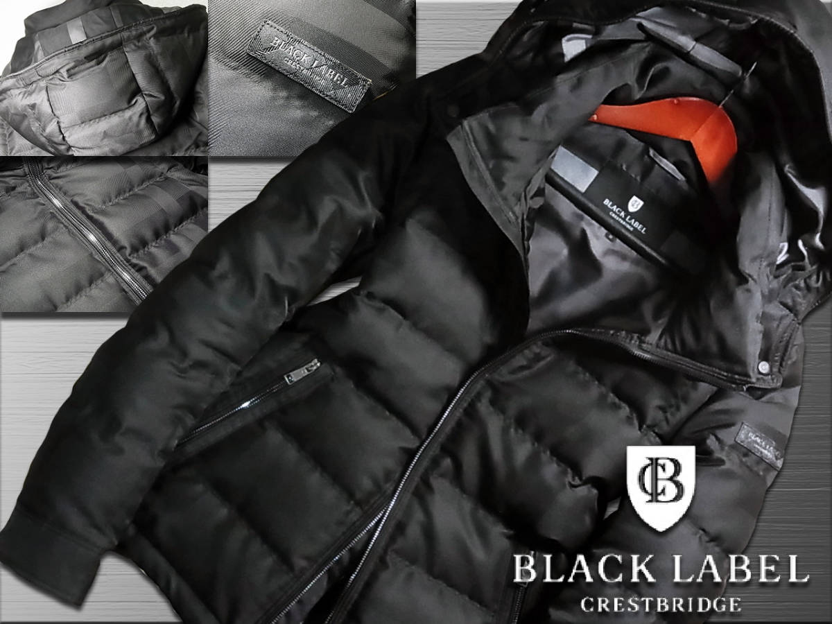 ブラックレーベルクレストブリッジ ダウンジャケット ブラック Mサイズ-