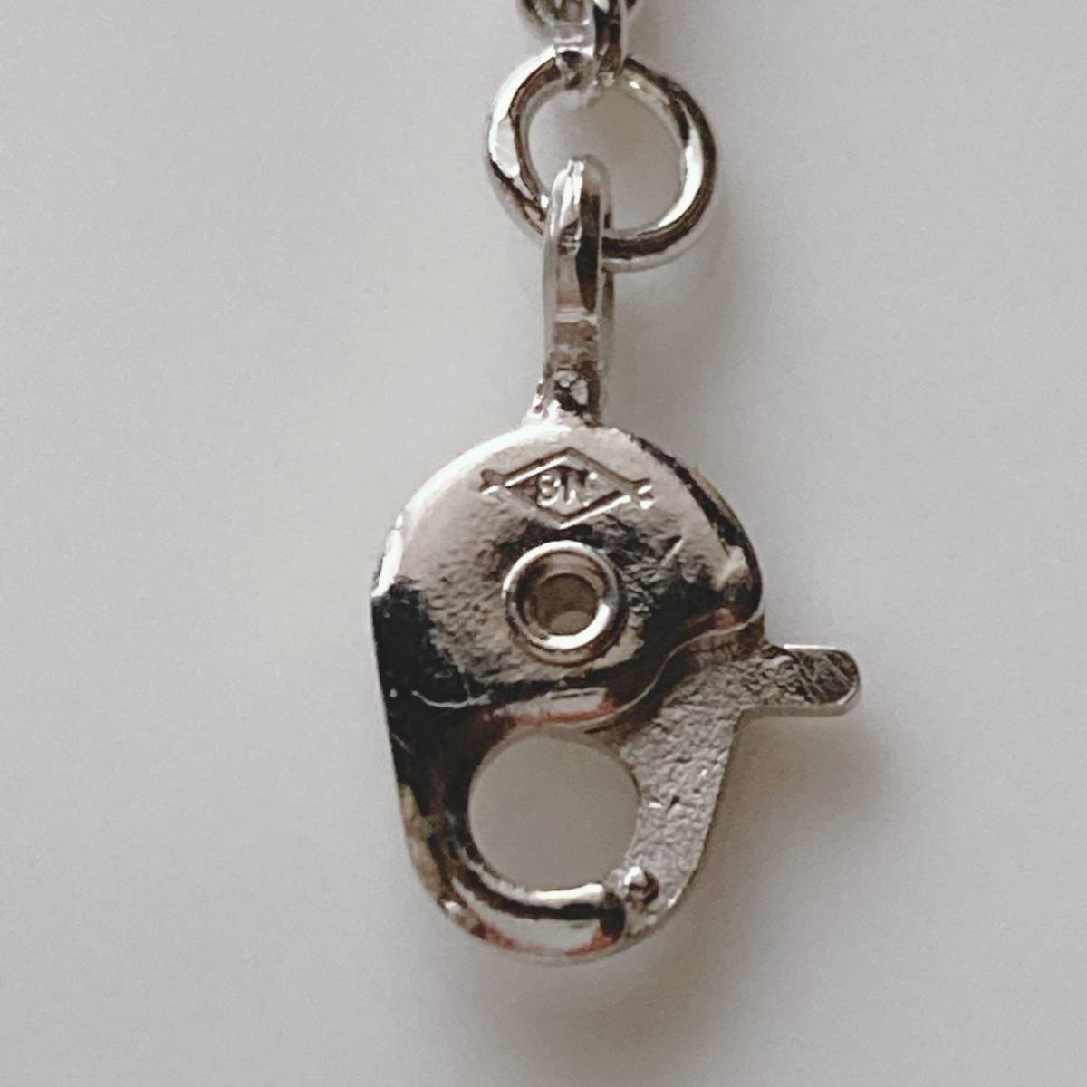 美品 シルバーネックレス パール リーフ 葉っぱ PAT PNDG刻印 NS 美品 シルバーネックレス パール リーフ 葉っぱ PAT PNDG刻印 NS