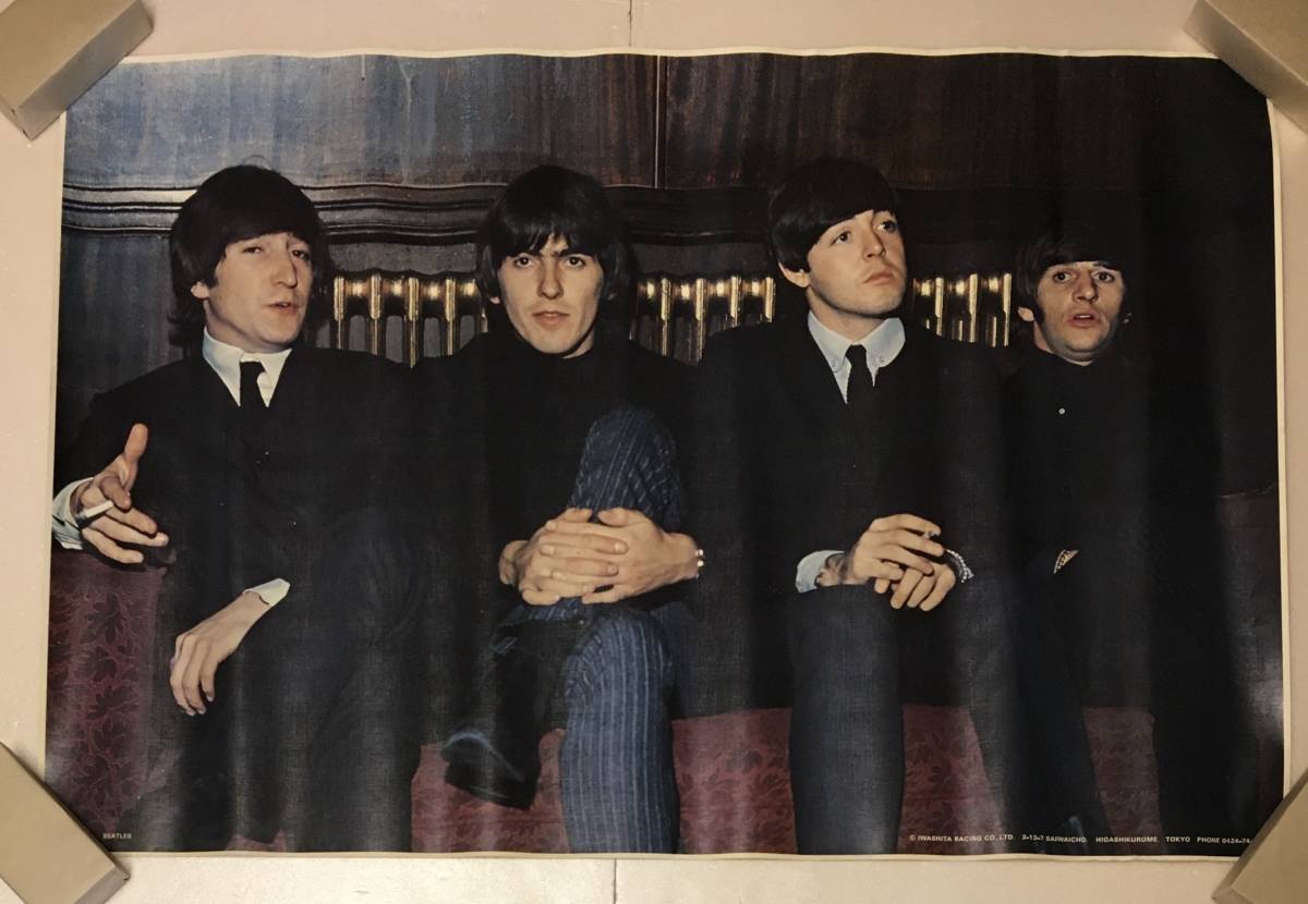 H-1561 ポスター ビートルズ THE BEATLES ジョン・レノン ジョージ・ハリスン リンゴ・スター ポール・マッカートニー_画像1