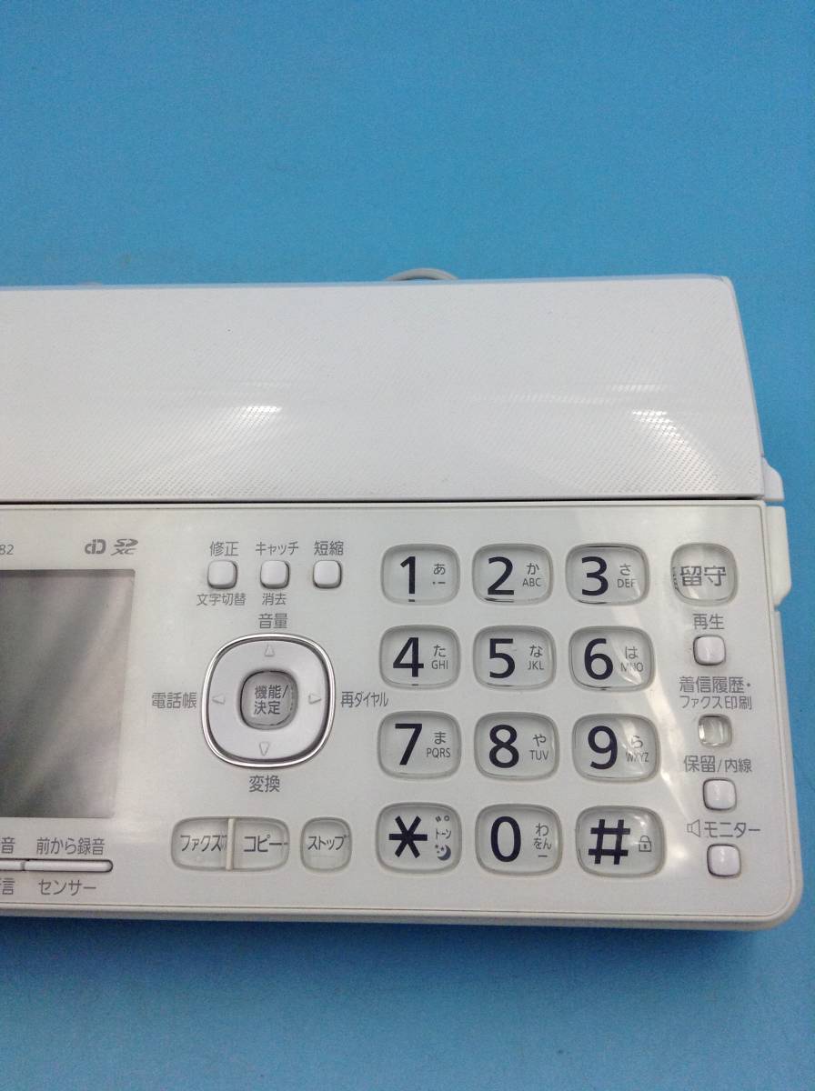 TN64○Panasonic パナソニック 電話 FAX ファクシミリ パーソナルファックス 親機のみ KX-PD582DLE9【同梱不可】_画像7