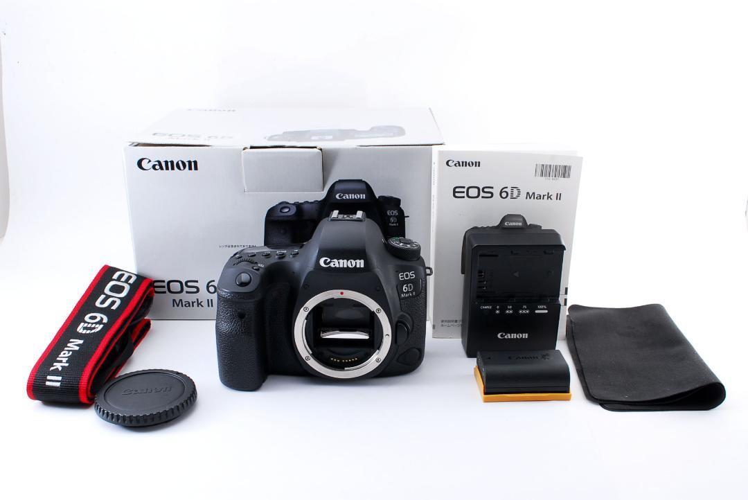 美品 動作品] Canon EOS 6D Mark II ショット数20819回 Ⅱ キャノン 