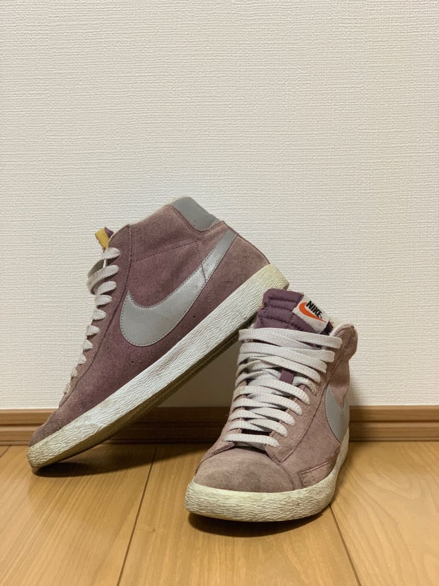 NIKE ブレザー ミッド プレミアム ヴィンテージ SUEDE BORDEAUX/SILVER 538282-50