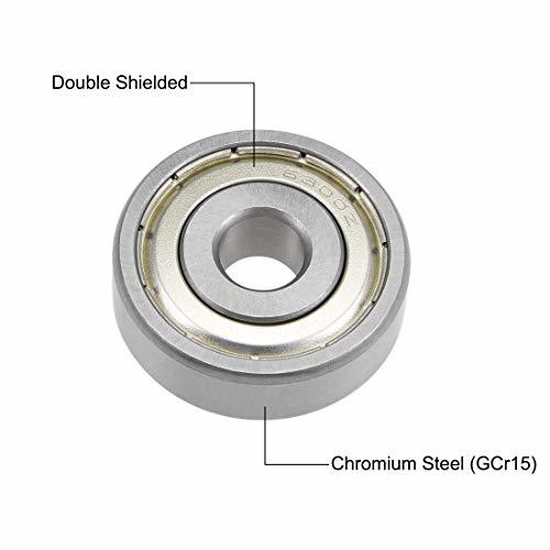 ベアリング 深溝玉軸受 6300ZZ ホイールベアリング トランスミッションベアリング ベアリング 10x35x11mm Z2二重シールドクロム鋼_画像3