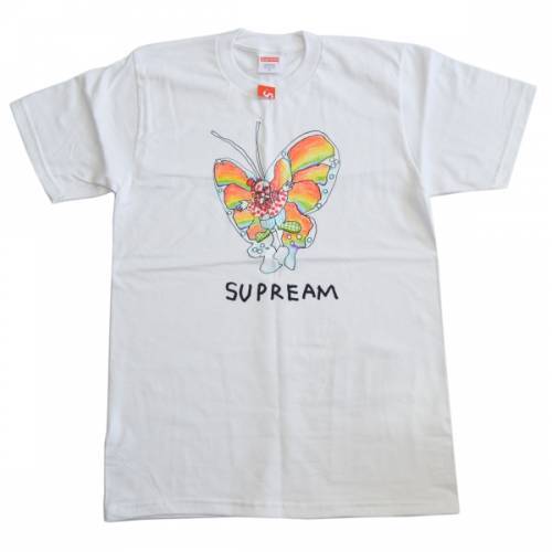 豪華 Tee Butterfly Gonz シュプリーム SUPREME Tシャツ R2A-170875 S ホワイト 16SS Sサイズ以下