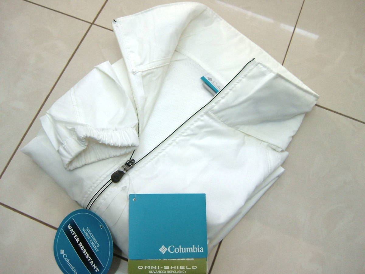 新品 コロンビアColumbia 白オムニシールド女性用Sジャケットレディース_画像3