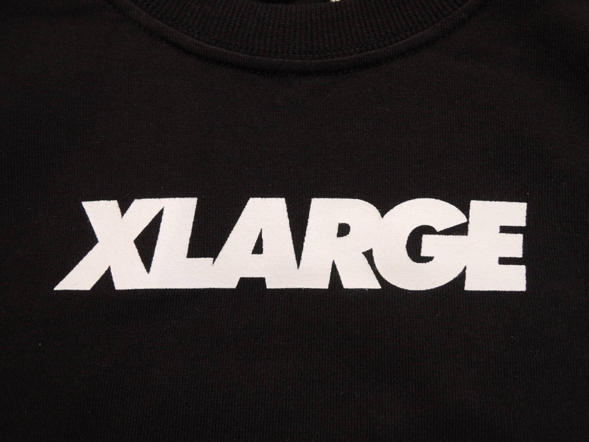 X-LARGE XLarge XLARGE Kids skateboard motif long sleeve T shirt black 140 size newest popular commodity postage Y230~