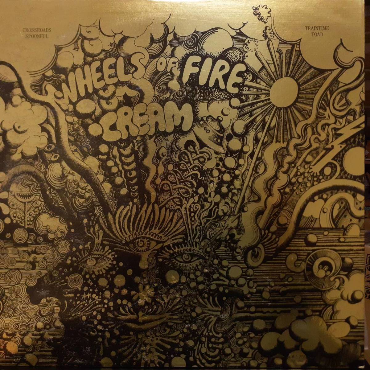 日本グラモフォンLP初版 2枚セット！Cream /Wheels Of Fire 1969年 POLYDOR SMP-1416~7 クリームの素晴らしき世界 Eric Clapton Jack Bruce_画像6