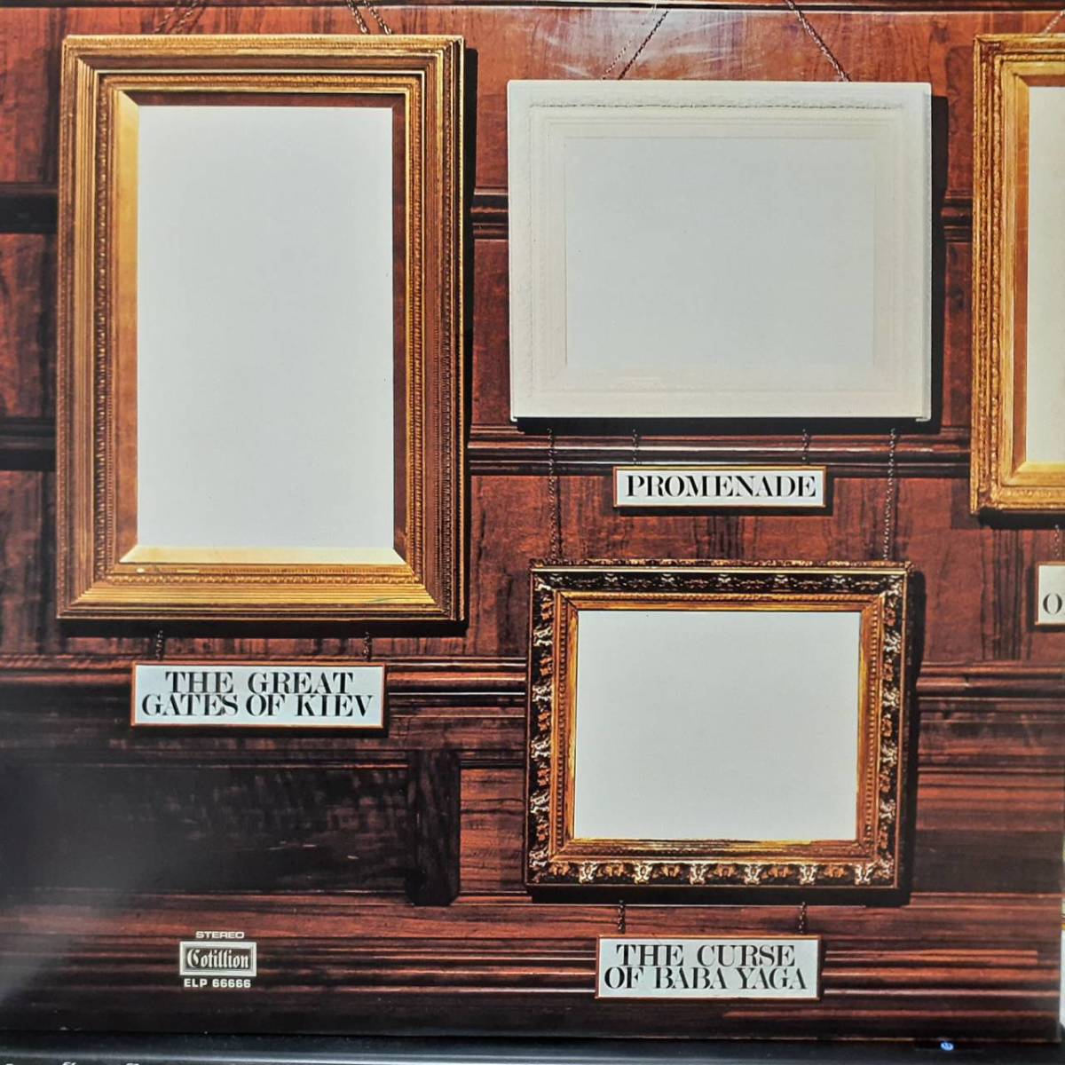 米オリジLP！初版 住所BROADWAYラベル Wなし！Emerson Lake&Palmer / Pictures At An Exhibition 1972年 COTILLION (ATLANTIC) ELP 66666_画像3
