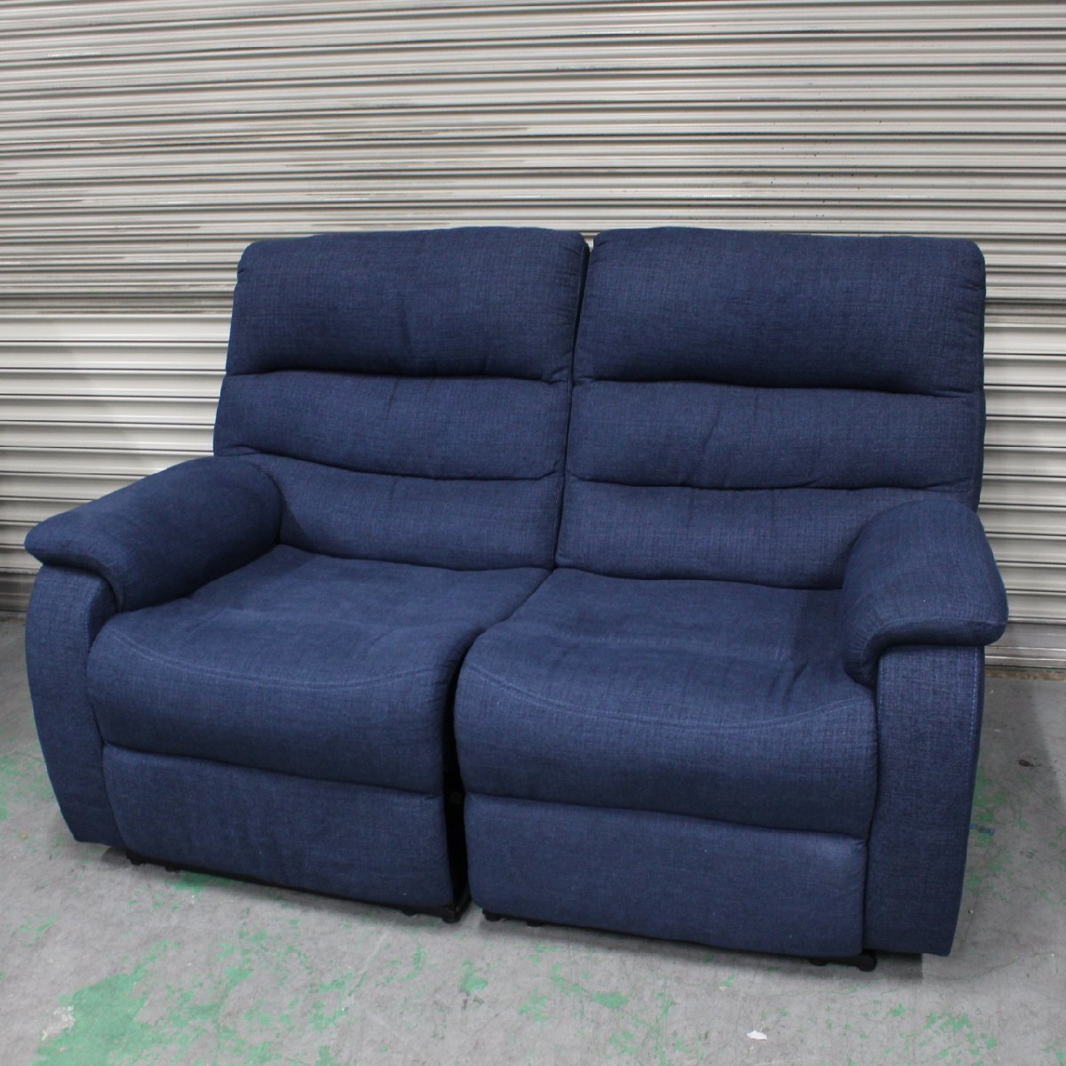 ヤフオク! - T621)ニトリ 電動リクライニングソファ 2人掛け ビリ...