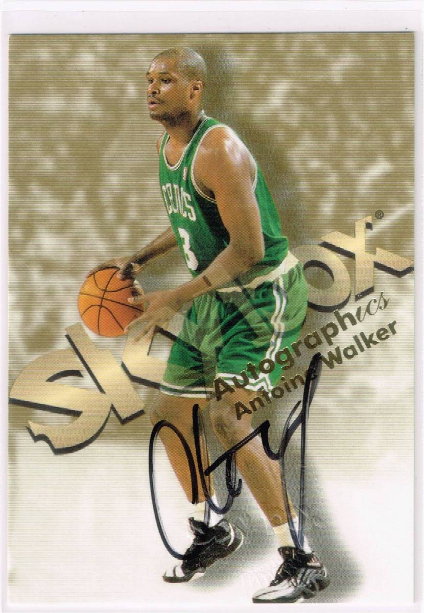 1998-99 NBA SKYBOX Autographics Antoine Walker Auto Autograph スカイボックス アントワン・ウォーカー 直筆サイン 98-99_表面