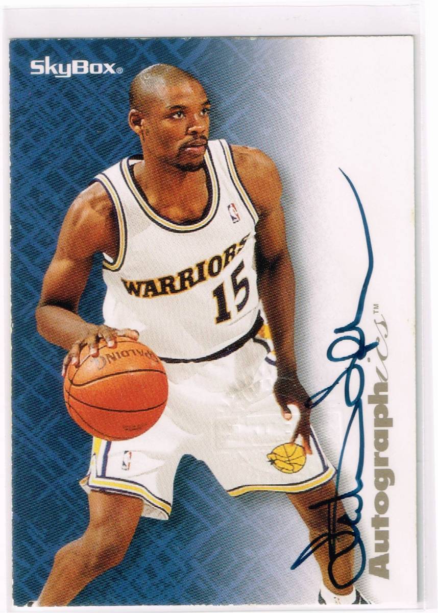1996-97 NBA SKYBOX Autographics Latrell Sprewell Auto Autograph