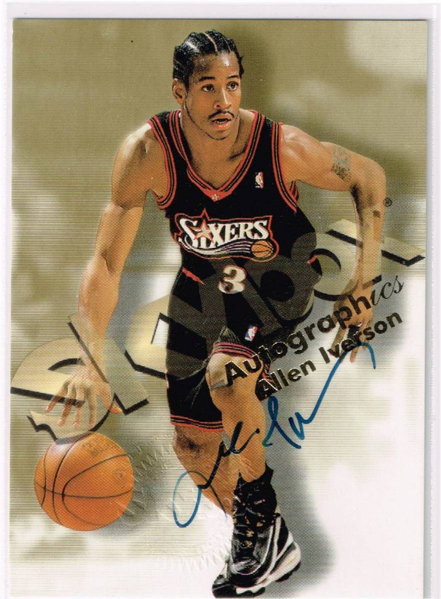 1998-99 NBA SKYBOX Autographics Allen Iverson Auto Autograph スカイボックス アレン・アイバーソン 直筆サイン 98-99