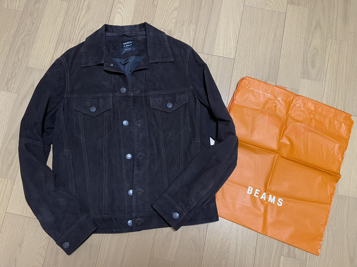 ヤフオク! - 限定!定価13.7万円!エンメティ JACK スエード レ...