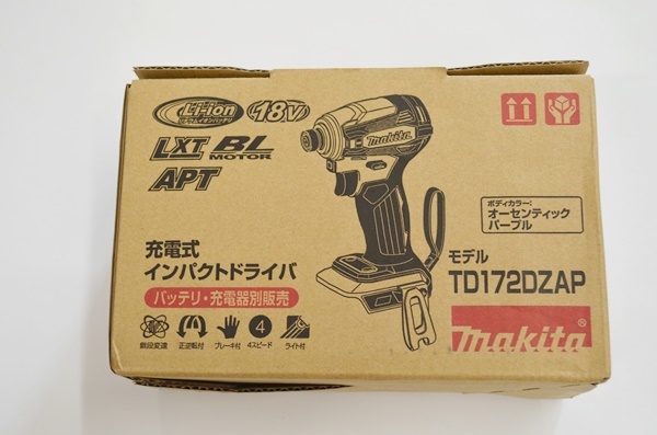 未使用 makita マキタ 充電式インパクトドライバ 18V TD172DZAP 税込