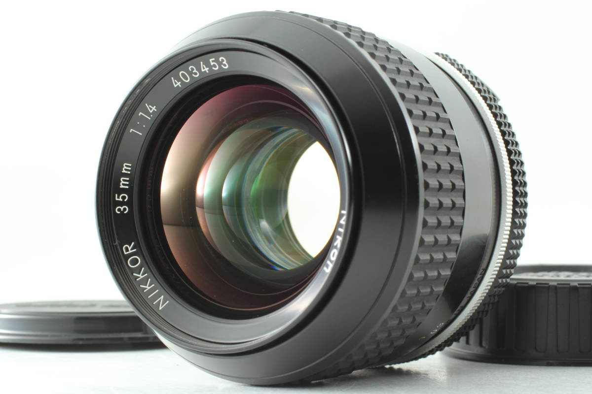 【美品】【MINT】 Nikon Ai Nikkor 35mm f/1.4 MF Lens ニコン ニッコール 1097@st