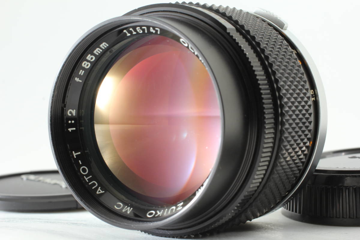 【良品】【Exc+5 Late】 Olympus OM-System Zuiko Auto-T 85mm f/2 MF Portrait Lens オリンパス ポートレイト 1034@Ts