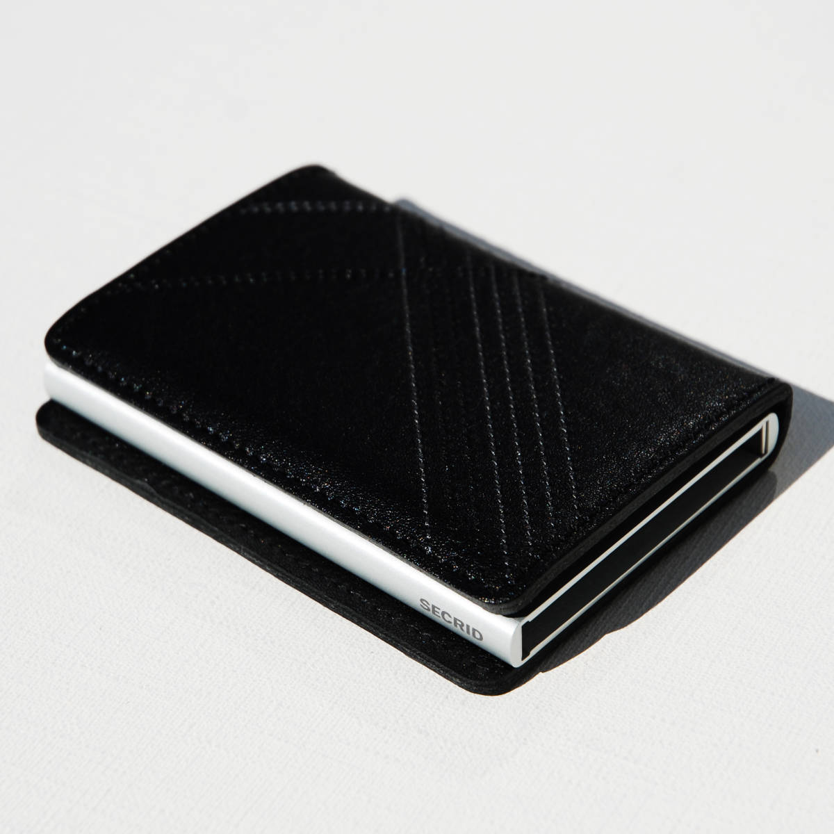 男性用 SECRID Miniwallet Style Stitch Linea Black