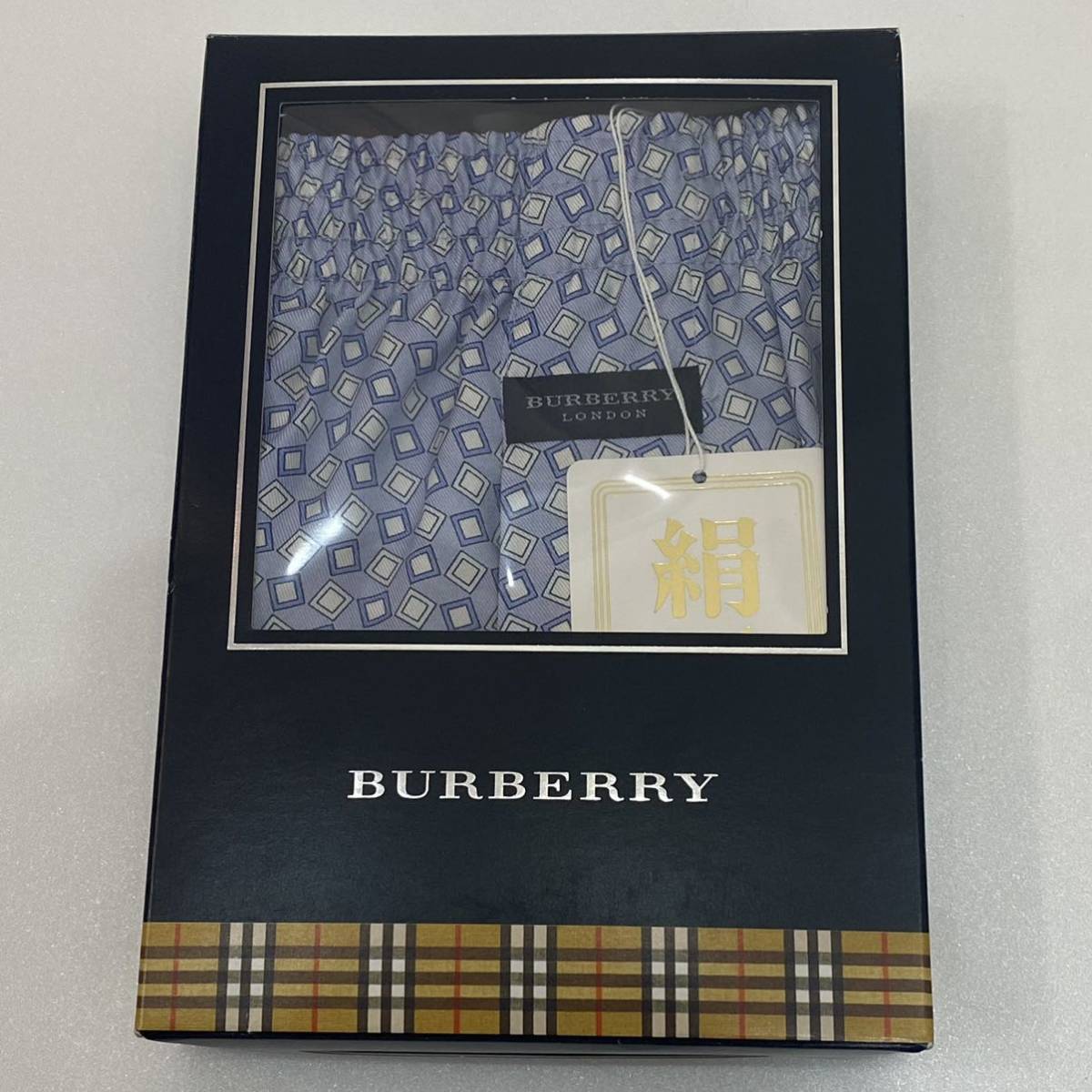  редкость [ бесплатная доставка ] BURBERRY/ Burberry / стандартный товар / новый товар не использовался / трусы / шелк 100%/ шелк /M/76~84cm/ удача . акционерное общество (152y)