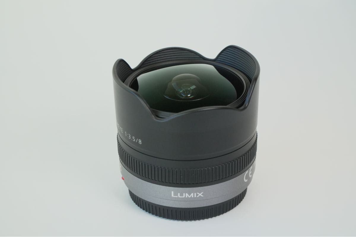 ルミックスG 魚眼レンズ 8mm F3.5 中古美品 レンズ(単焦点