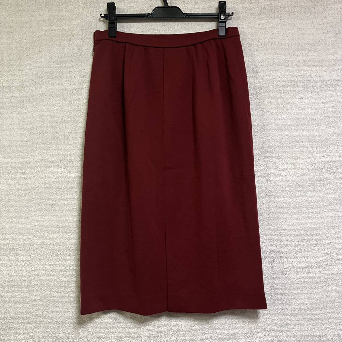 [ immediate payment ] remalonre marron formal suit set skirt red RN-15